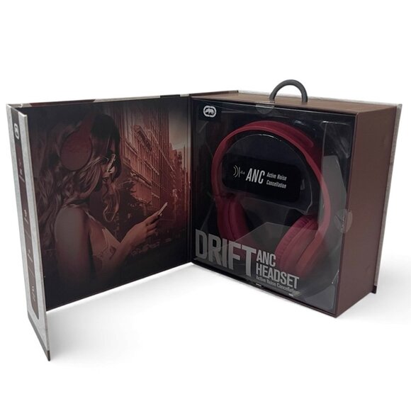 Ecko Unltd. Drift ANC Headset Wireless Over-Ear Headphones, Noise Cancellation - Picture 2 of 11